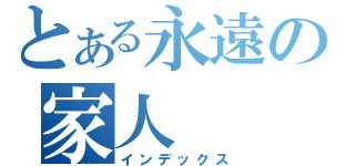 とある永遠の家人（インデックス）