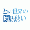 とある世界の魔法使い（霧雨魔理沙）