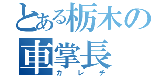 とある栃木の車掌長（カレチ）