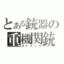 とある銃器の重機関銃（ガトリング）