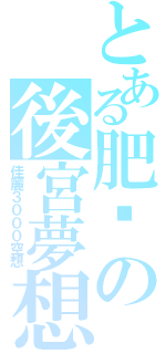 とある肥烯の後宮夢想Ⅱ（佳麗３０００空想）