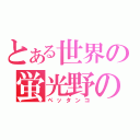 とある世界の蛍光野の（ペッタンコ）