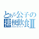 とある公子の排便飲食Ⅱ（スカトロプレイ）