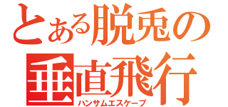 とある脱兎の垂直飛行（ハンサムエスケープ）