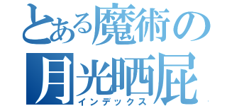 とある魔術の月光晒屁屁（インデックス）