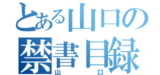 とある山口の禁書目録（山口）