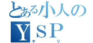 とある小人のＹＳＰ（ヤリ）