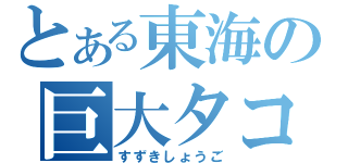 とある東海の巨大タコ（すずきしょうご）