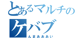 とあるマルチのケバブ（んまあああい）