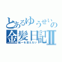 とあるゆうせいの金髪日記Ⅱ（航一を添えない）