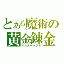 とある魔術の黄金錬金（アルス―マグナ）