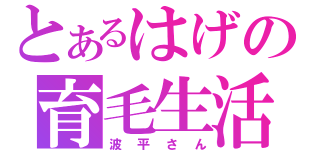 とあるはげの育毛生活（波平さん）