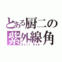 とある厨二の紫外線角膜炎（Ｅｖｉｌ Ｅｙｅ）