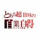 とある超ＢＭの自業自得（ウイルス感染）