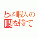 とある暇人の暇を持て余す極限の遊び（）