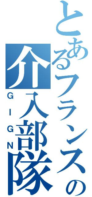 とあるフランスの介入部隊（ＧＩＧＮ）