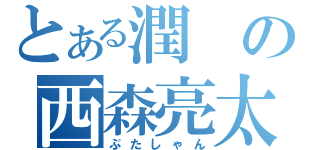 とある潤の西森亮太（ぶたしゃん）