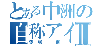 とある中洲の自称アイドルⅡ（愛咲 南）