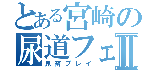 とある宮崎の尿道フェチⅡ（鬼畜プレイ）