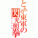 とある東軍の閃光照拳（サンライズ）