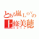 とある嵐ＬＯＶＥの上條美穂（みほりん）