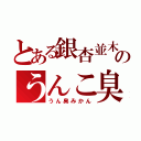 とある銀杏並木のうんこ臭（うん臭みかん）