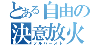 とある自由の決意放火（フルバースト）