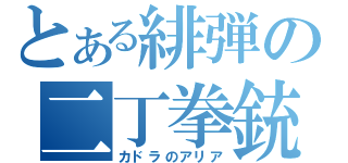 とある緋弾の二丁拳銃（カドラのアリア）