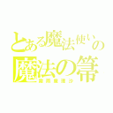 とある魔法使いの魔法の箒（霧雨魔理沙）