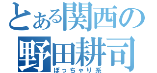 とある関西の野田耕司（ぽっちゃり系）