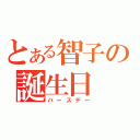 とある智子の誕生日（バースデー）