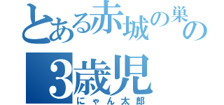 とある赤城の巣の３歳児（にゃん太郎）