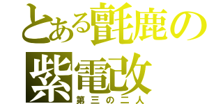 とある氈鹿の紫電改（第三の二人）