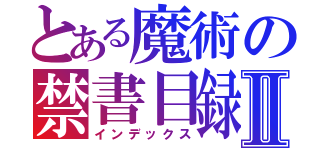 とある魔術の禁書目録Ⅱ（インデックス）