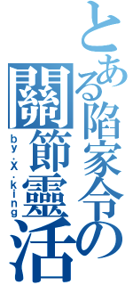 とある陷家令の關節靈活一身輕（ｂｙ．Ｘ．ｋｉｎｇ）