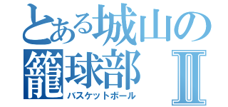 とある城山の籠球部Ⅱ（バスケットボール）