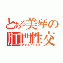 とある美琴の肛門性交（アナルセックス）