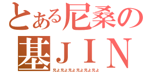 とある尼桑の基ＪＩＮ（兄よ兄よ兄よ兄よ兄よ兄よ）