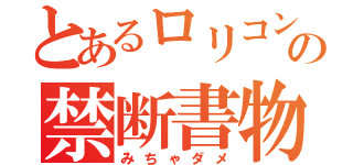 とあるロリコンの禁断書物（みちゃダメ）