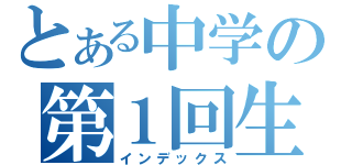 とある中学の第１回生徒総会（インデックス）