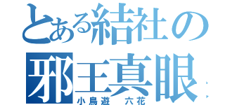 とある結社の邪王真眼（小鳥遊 六花）