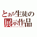 とある生徒の展示作品（インフィニット・ストラトス）