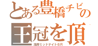 とある豊橋チビの王冠を頂に参ります（湾岸ミッドナイト６Ｒ）