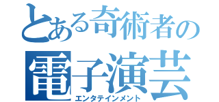 とある奇術者の電子演芸（エンタテインメント）