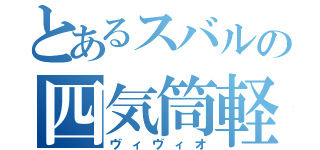 とあるスバルの四気筒軽（ヴィヴィオ）