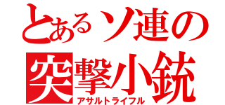 とあるソ連の突撃小銃（アサルトライフル）