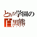 とある学園の白黒熊（モノクマ）