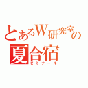 とあるＷ研究室の夏合宿（ゼミナール）