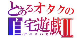 とあるオタクの自宅遊戯Ⅱ（アニメバカ）