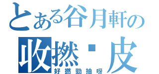 とある谷月軒の收撚柒皮（好撚勁抽呀）